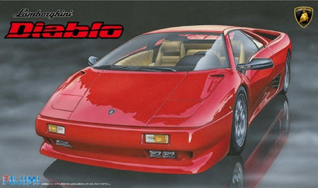 Fujimi 1/24 Lamborghini Diablo/4WD VT Blackstar Car