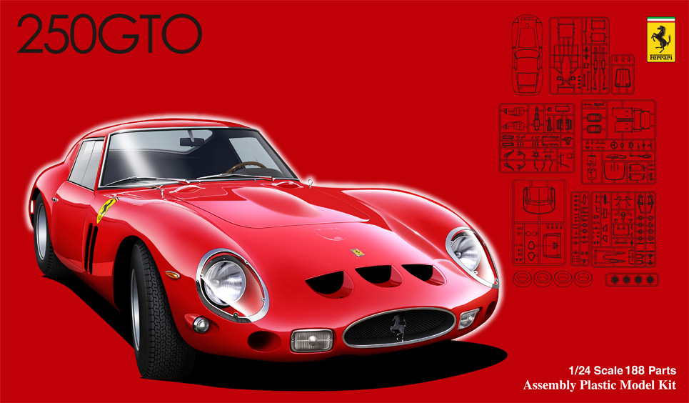 Fujimi 1/24 Ferrari 250 GTO Special Edition (w/Wire Wheel) | 4968728126661