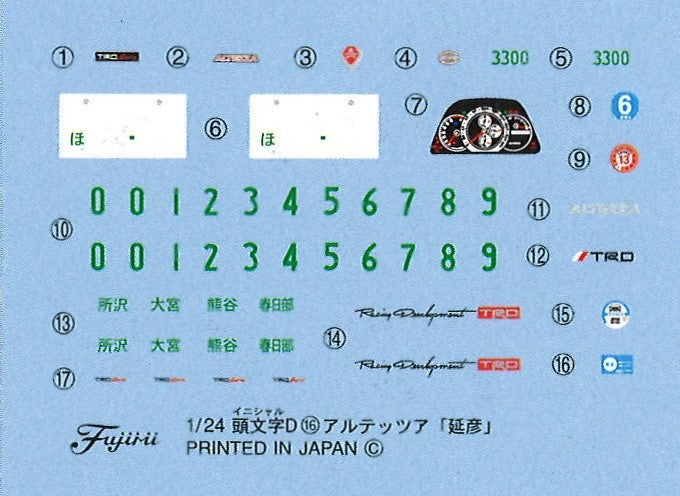 Fujimi 1/24 Altezza Nobuhiko Car