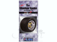 Fujimi 1/24 THE Wheel Series (No.34) Shadow Spoke 15 inch Wheel & Tire Set | 4968728193038