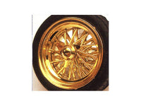 Fujimi 1/24 The Wheel Series (No.56) Wire Wheel Gold Type Wheel & Tire Set 17 inch | 4968728193250