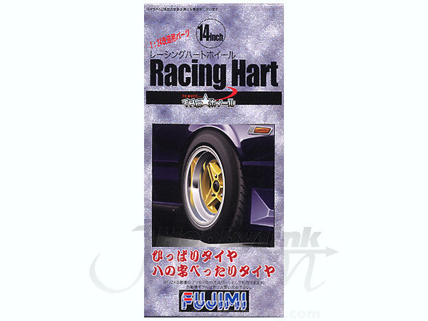 Fujimi 1/24 The Wheel Series (No.66) Racing Hart Wheel & Tire Set 14 inch