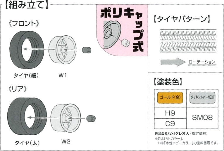 Fujimi 1/24 Wheel Series (No.2) BBS LM 18 inch