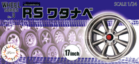 Fujimi 1/24 Wheel Series (No.3) RS Watanabe Wheel and Tire Set 17 inch | 4968728193441