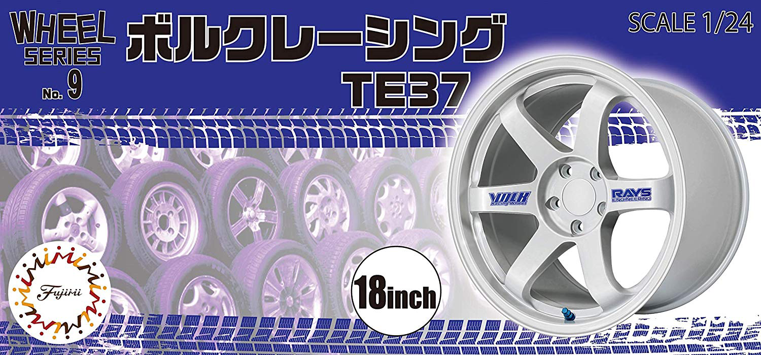 Fujimi 1/24 Wheel Series (No.9) Volk Racing TE37 18 inch