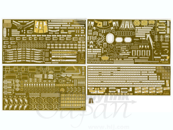 Fujimi 1/350 IJN Battleship Fuso DX with Etching Parts