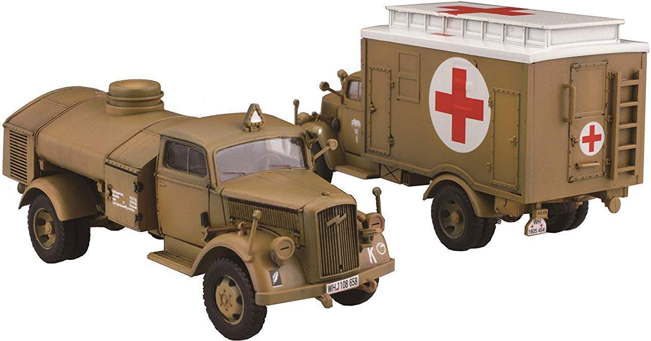 Fujimi German 3ton Truck (Box Type Rescue Vehicle/Refueller)