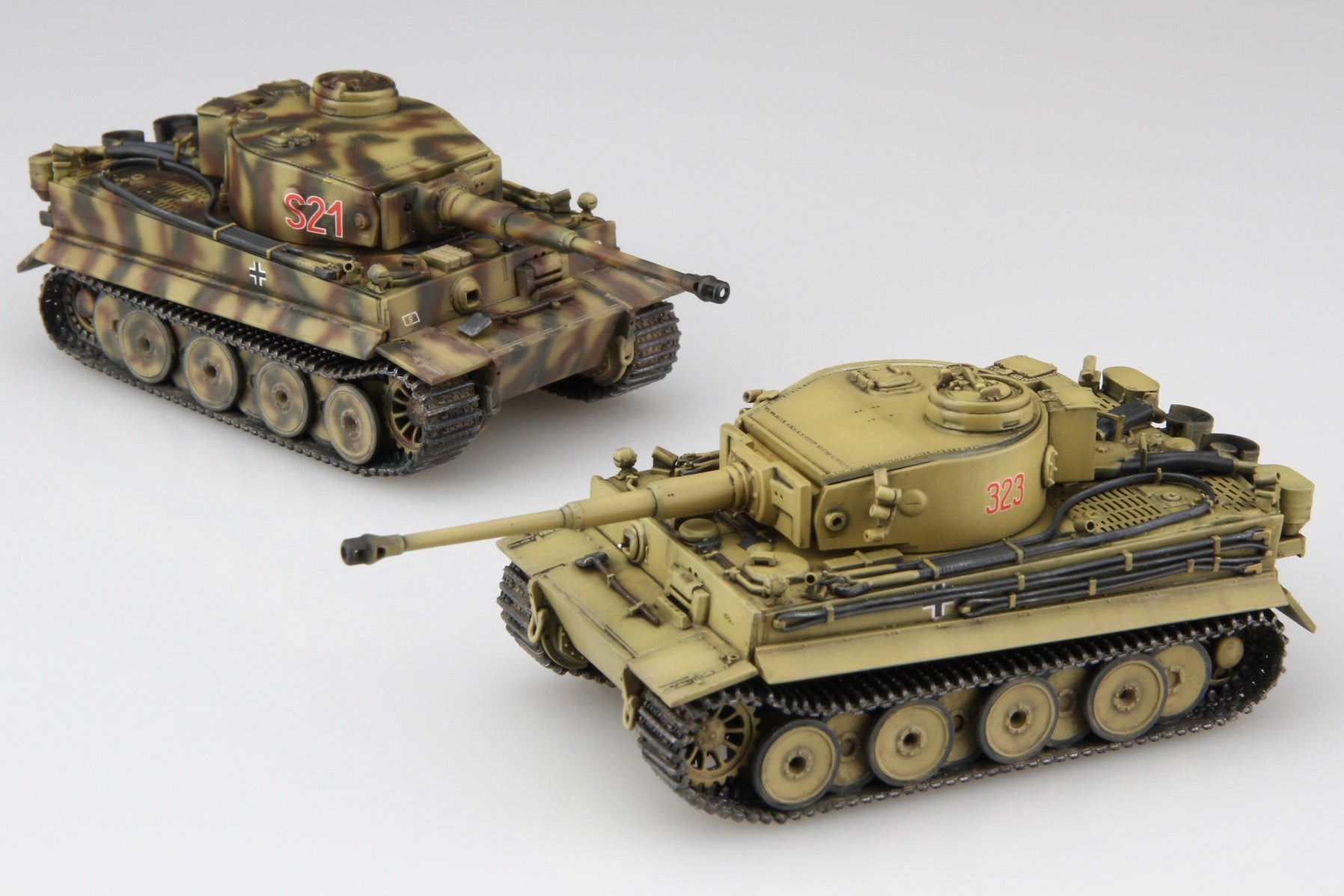 Fujimi German Pz.Kpfw.VI Tiger I Early (Set of 2)