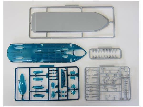 Fujimi 1/150 Tokyo Water Bus By Design Space Battleship Himiko | 4968728910062