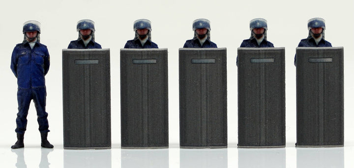 GENCO Mobile Police Patlabor 1/60 scale riot police 6 body set | 4560351971764