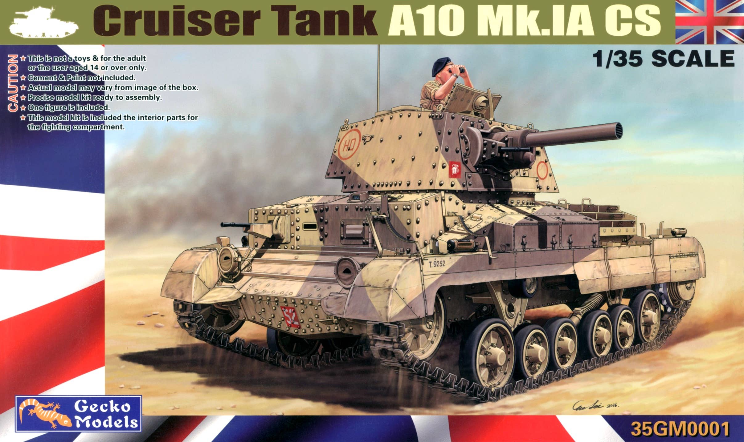 Gecko 1/35 Cruiser Tank Mk. IIACS, A10Mk. IA CS | 4892667350019