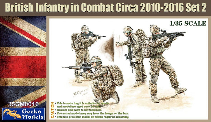 Gecko 1/35 British Infantry In Combat Circa 2010~2012 Set 2 | 4892667350163