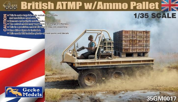 Gecko 1/35 British ATMP with Ammo Pallet | 4892667350170