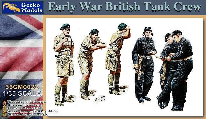 Gecko 1/35 Early War British Tank Crew | 4892667350224