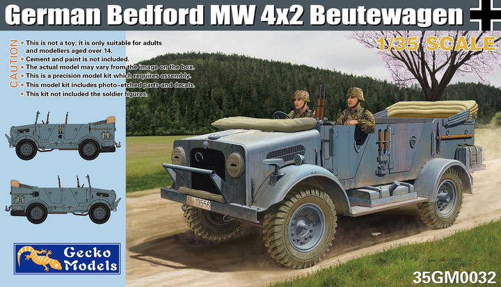 Gecko 1/35 German Bedford MW 4x2 Beutewagen | 4892667350323
