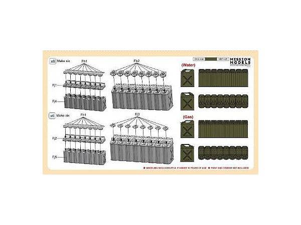 Gecko 1/35 WWII US 20L Jerry Can Set | 4892667350361