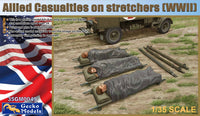 Gecko 1/35 Allied Casualties on stretchers (WWII) | 4892667350491