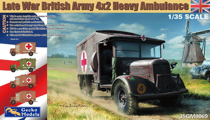 Gecko 1/35 Late War British Army 4x2 Heavy Ambulance | 4892667350699