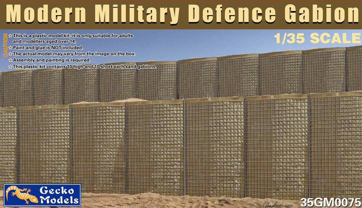 Gecko 1/35 Modern Military Sand Gabion | 4892667350750