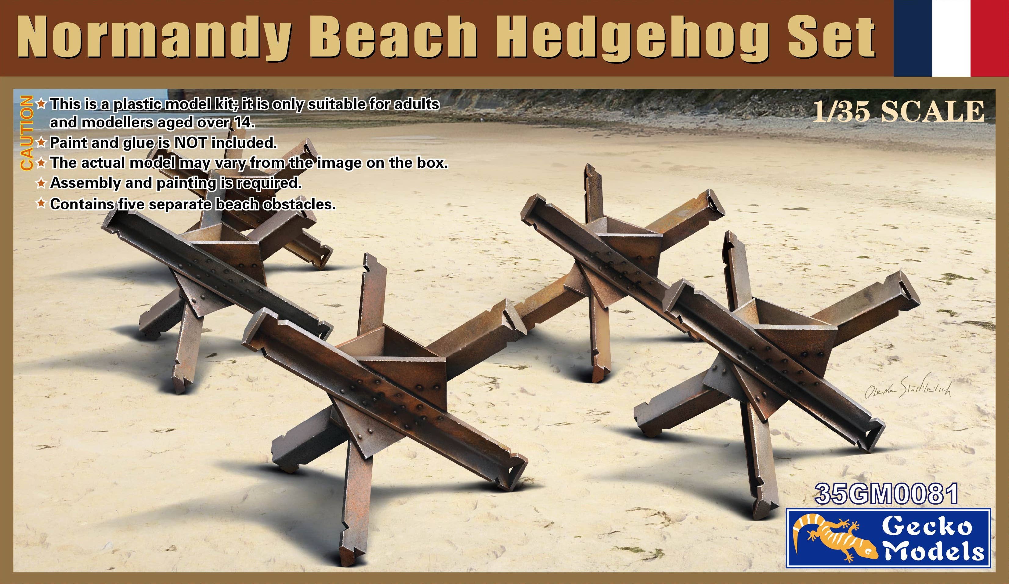Gecko 1/35 Normandy Beach Hedgehog Set | 4892667350811