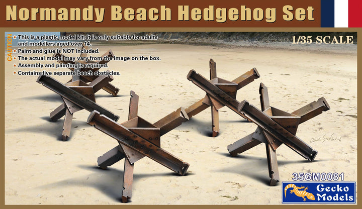 Gecko 1/35 Normandy Beach Hedgehog Set | 4892667350811
