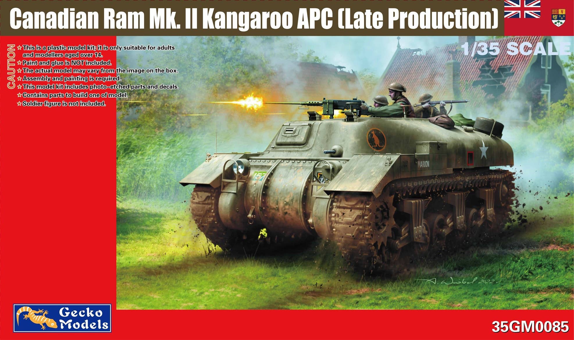 Gecko 1/35 Canadian Ram Mk. II Kangaroo APC (Late Production) | 4892667350859