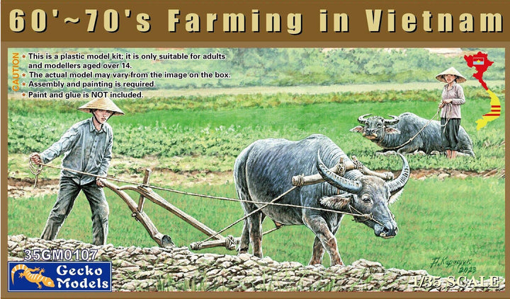 Gecko 1/35 60'~70's Farming in Vietnam | 4892667351078