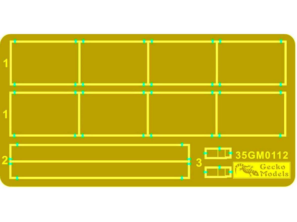 Gecko 1/35 US Military 8' Storage Container Set | 4892667351122