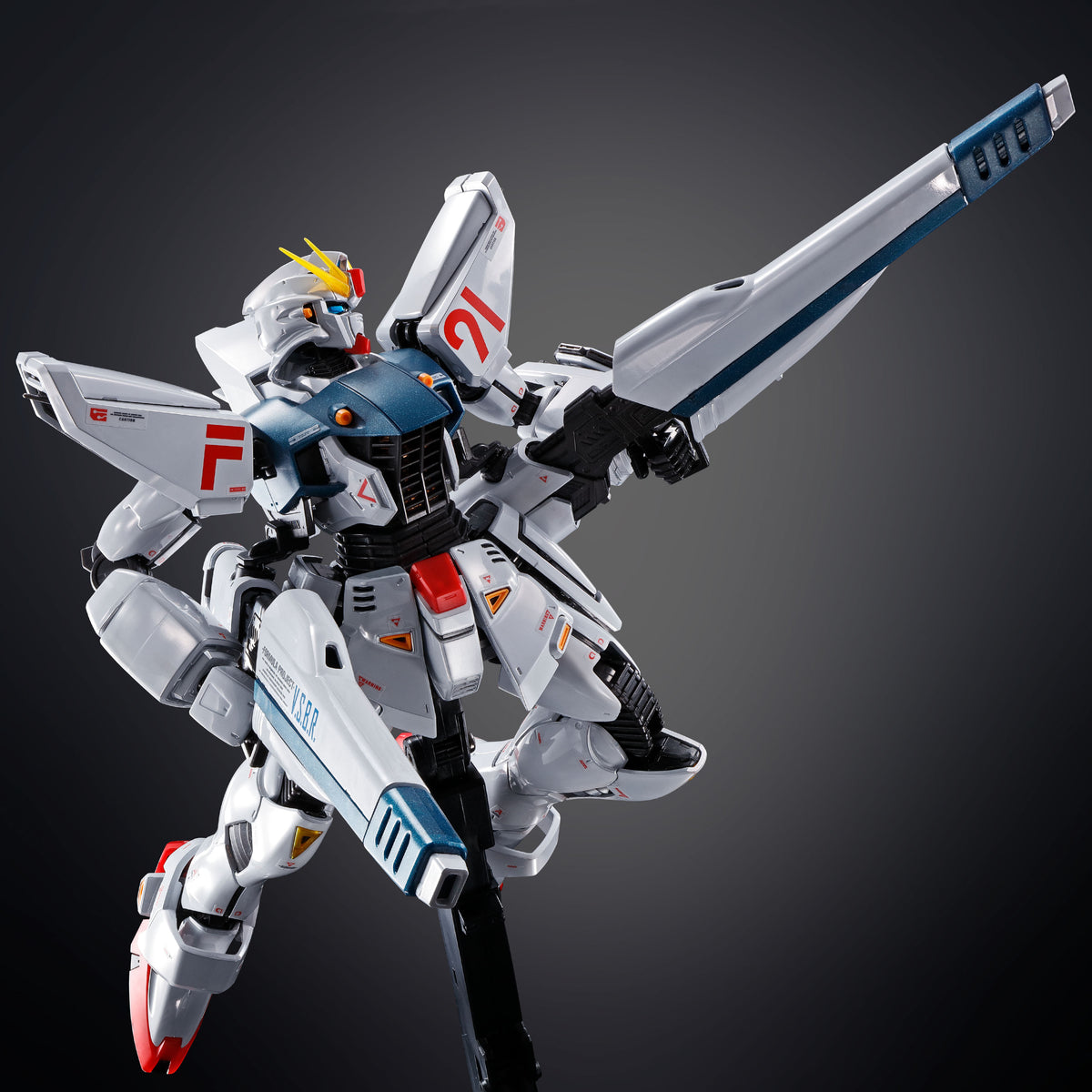 P-Bandai MG 1/100 Gundam F91 Ver.2.0 [Titanium Finish]