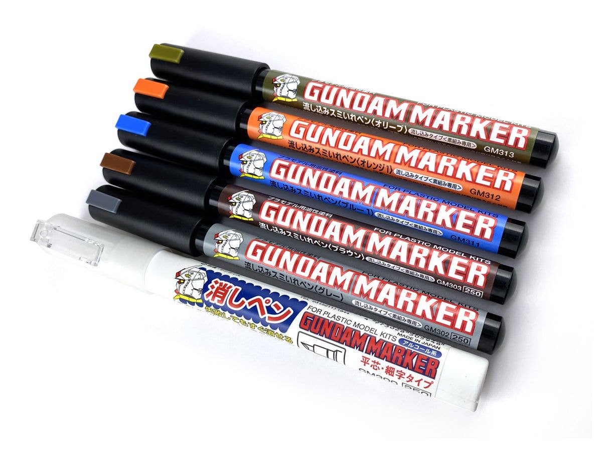 Mr Hobby Gundam Marker Set - Gundam Pouring Marker Set | 4973028505665