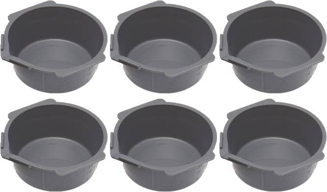 Mr Hobby Mr.PAINT CUP GRAY (6PCS) | 4973028737523