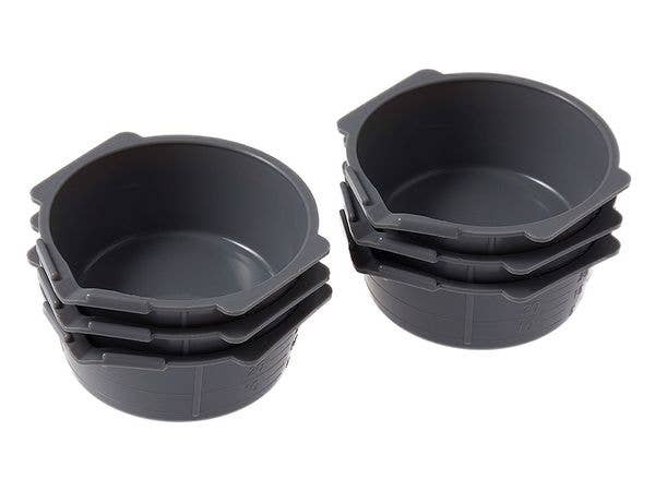 Mr Hobby Mr.PAINT CUP GRAY (6PCS) | 4973028737523