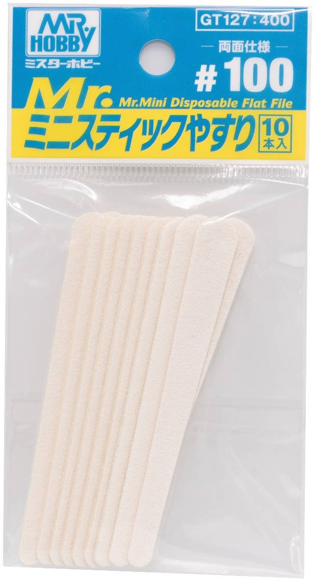 Mr Hobby MR.MINI DISPOSABLE FLAT FILE #100 | 4973028507775