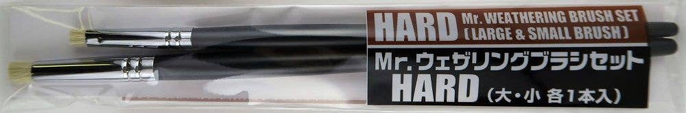 Mr Hobby Mr. Weathering Brush Set Hard | 4973028922349