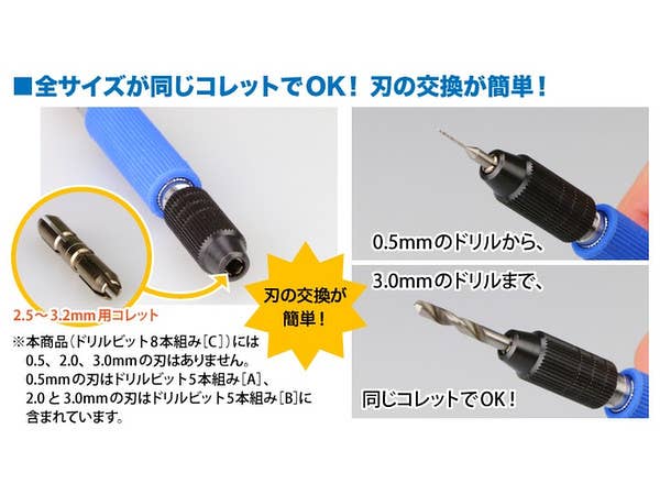 GodHand GodHand - Drill Bit for set of 8 (C) | 4562349870912
