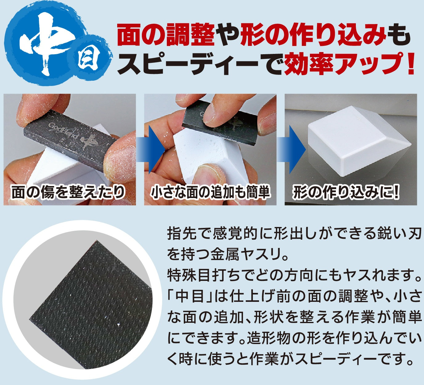 GodHand GodHand - Kezuru Blade medium file(4562349872978)