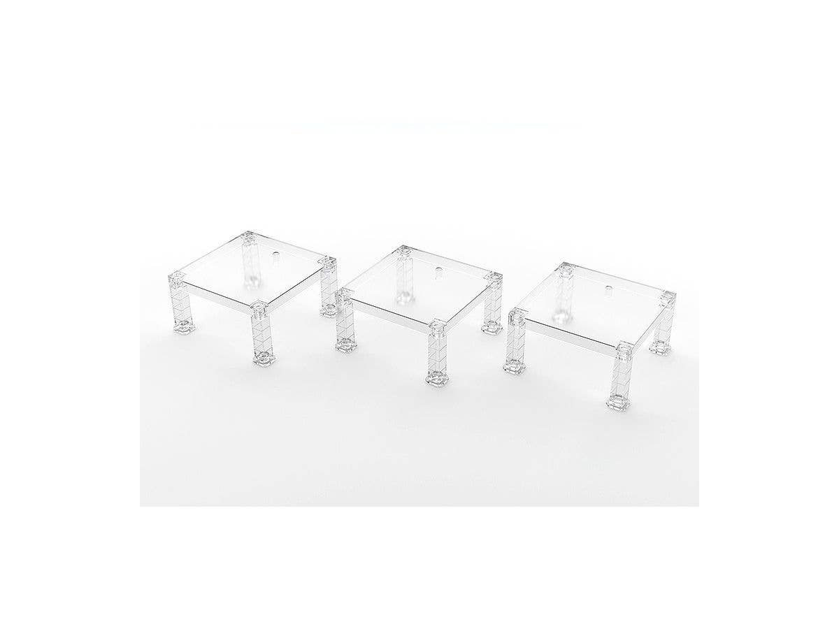 The Simple Stand: Build-On Type (Translucent), Set of 3 | 4580590158627