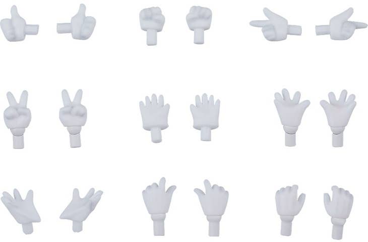 Nendoroid Doll: Hand Parts Set Gloves Ver. (White) | 4580590166431