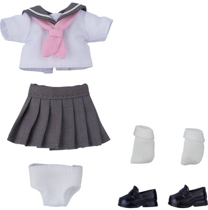 Nendoroid Doll Outfit Set: Short-Sleeved Sailor Outfit (Gray) | 4580590173767