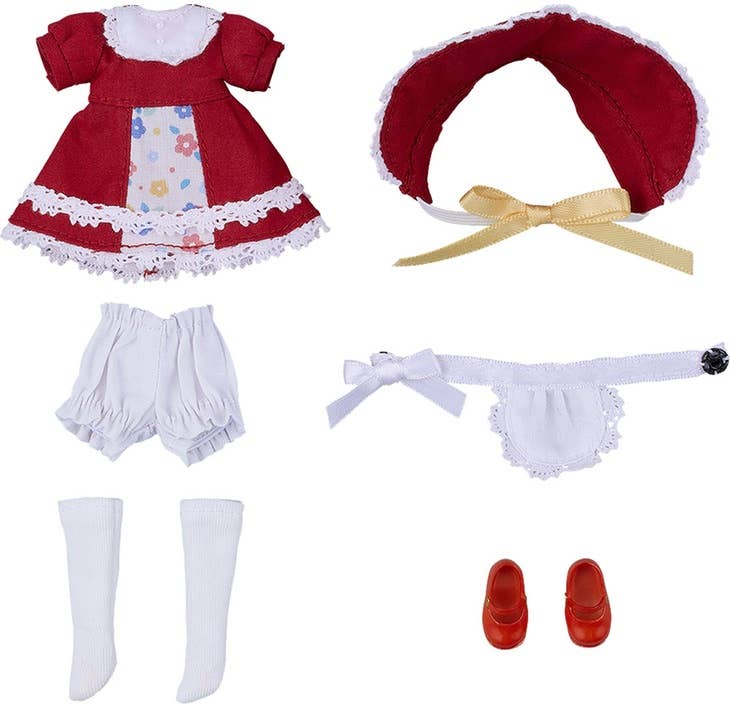 Nendoroid Doll Outfit Set: Old-Fashioned Dress (Red) | 4580590174375