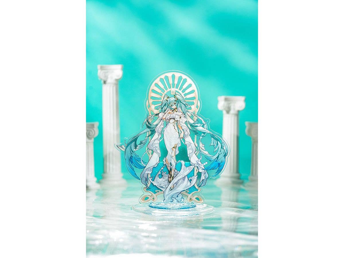 Hatsune Miku feat. Yoneyama Mai Glitter Acrylic Block | 4571697183827