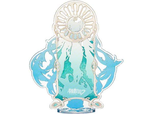Hatsune Miku feat. Yoneyama Mai Glitter Acrylic Block | 4571697183827