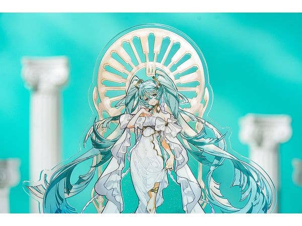 Hatsune Miku feat. Yoneyama Mai Glitter Acrylic Block | 4571697183827