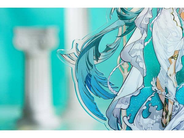 Hatsune Miku feat. Yoneyama Mai Glitter Acrylic Block | 4571697183827