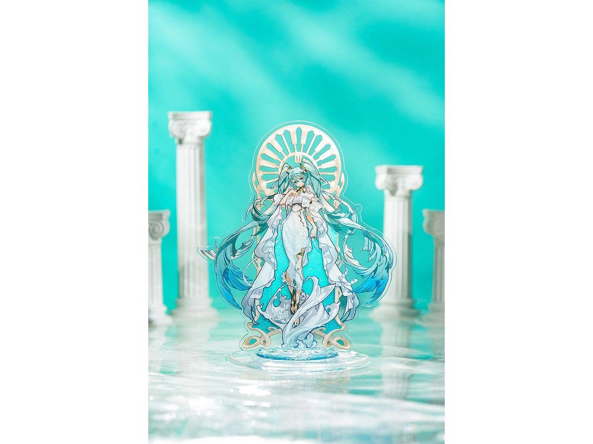 Hatsune Miku feat. Yoneyama Mai Glitter Acrylic Block | 4571697183827