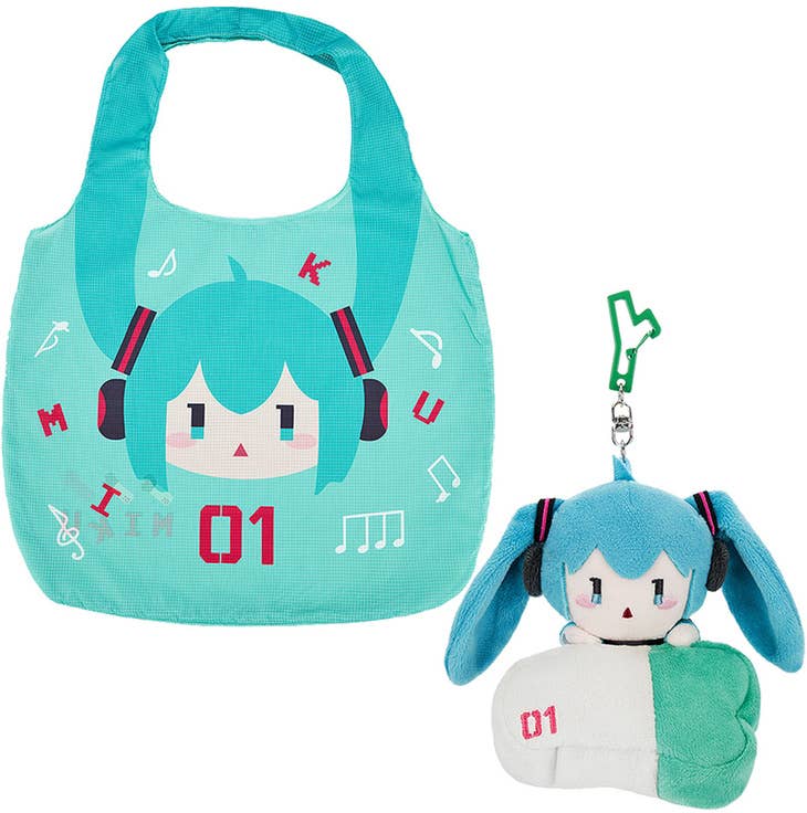 Hatsune Miku Plushie Reusable Bag | 4580590184510