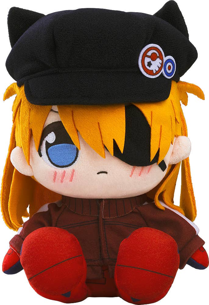 Kuripan Plushie Asuka Shikinami Langley (Jersey & Casquette Cap) | 4571697188723