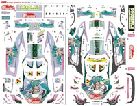Hatsune Miku GT Project Series AMG: 2019 Super GT Ver. 1/24 Scale Decals | 4560392842931
