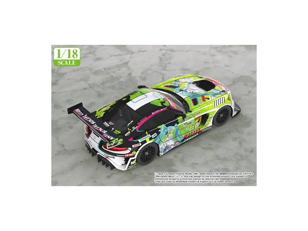Good Smile Racing - Hatsune Miku - Itasha - AMG 2022 Season Opening Ver. - 1/18 | 4560392846847