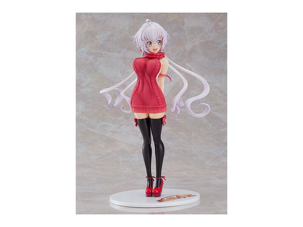 Senki Zesshou Symphogear AXZ Series Chris Yukine: Lovely Sweater Style [AQ] 1/7 Scale Figure | 4580416944786